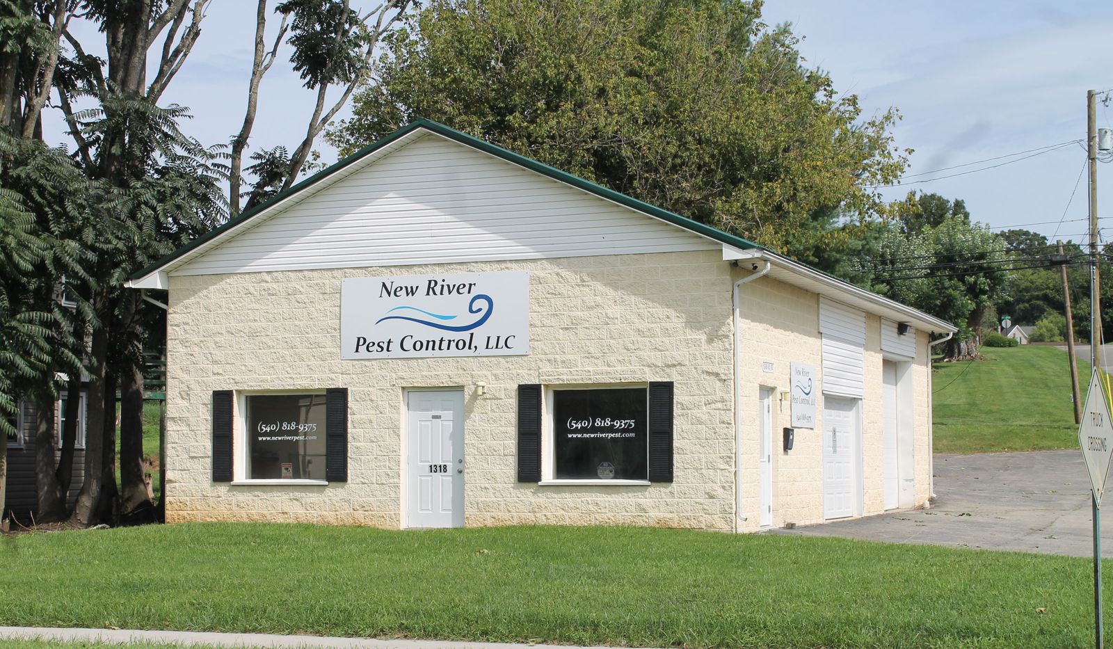 New River Pest Control office at 1318 West Main Street in Radford, VA